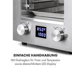 Hannibal Hochtemperaturgrill Indoor 2.200W 850°C Edelstahl Silber -Küchenbedarf Geschäft 10034803 de 0005 logo