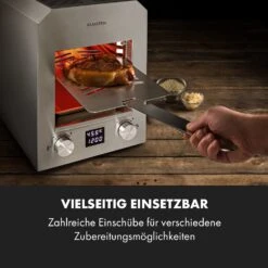Hannibal Hochtemperaturgrill Indoor 2.200W 850°C Edelstahl Silber -Küchenbedarf Geschäft 10034803 de 0006 logo