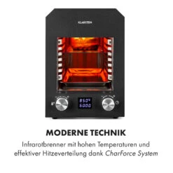 Hannibal Hochtemperaturgrill Indoor 2.200W 850°C Edelstahl Schwarz -Küchenbedarf Geschäft 10034804 de 0003 logo