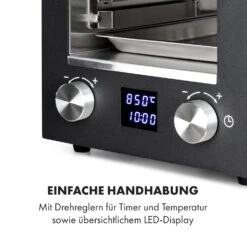 Hannibal Hochtemperaturgrill Indoor 2.200W 850°C Edelstahl Schwarz -Küchenbedarf Geschäft 10034804 de 0005 logo