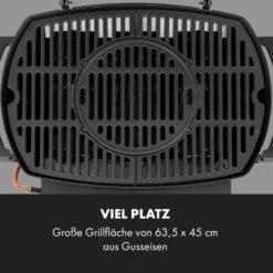 Vanquish Gasgrill 3 Edelstahlbrenner 3 X 3 KW 63,5 X 45 Cm Grillfläche -Küchenbedarf Geschäft 10034805 de 0006 logo