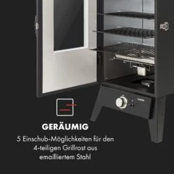 Pasadena Gas-Räuchergrill 2,5 KW Heizleistung 180 °C / 350 °F Max. -Küchenbedarf Geschäft 10034818 de 0005 logo