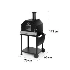 Pizzaiolo Pro Pizza-Gasgrill 76x143x66cm Schamottestein Stahl Mobil -Küchenbedarf Geschäft 10034844 yy 0010 logo