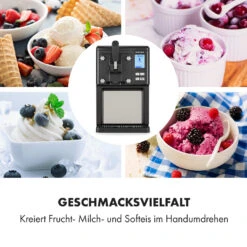 Sweet Sundae Eiscrememaschine Kompressor 1,5l Edelstahl Schwarz -Küchenbedarf Geschäft 10034911 de 0004 logo