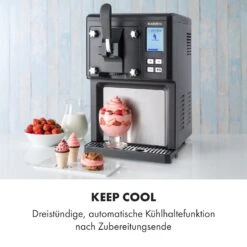 Sweet Sundae Eiscrememaschine Kompressor 1,5l Edelstahl Schwarz -Küchenbedarf Geschäft 10034911 de 0006 logo