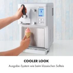 Sweet Sundae Eiscrememaschine Kompressor 1,5l Edelstahl Weiß -Küchenbedarf Geschäft 10034912 de 0003 logo