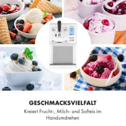 Sweet Sundae Eiscrememaschine Kompressor 1,5l Edelstahl Weiß -Küchenbedarf Geschäft 10034912 de 0004 logo