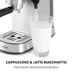 Futura Espressomaker 20 Bar 1450 Watt 20 Bar Wassertank: 1,25 Liter Rostfreier Edelstahl -Küchenbedarf Geschäft 10035183 de 0007 logo