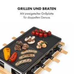 Tournedo Raclette 1200W Aluminiumguss 8 Personen Holz-Dekor -Küchenbedarf Geschäft 10035219 de 0003 logo