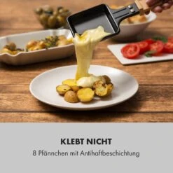 Tournedo Raclette 1200W Aluminiumguss 8 Personen Holz-Dekor -Küchenbedarf Geschäft 10035219 de 0004 logo