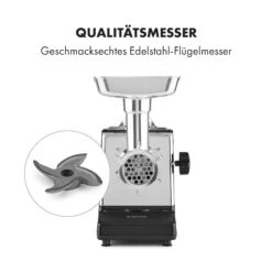 Kraftprotz Elektrischer Fleischwolf 700 W Kupfermotor Hack Wurst Kebbe Edelstahl -Küchenbedarf Geschäft 10035233 de 0004 logo