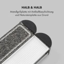 Tenderloin 50/50 Raclette-Grill 1200W 8 Personen Natursteinplatte Metallgrillplatte -Küchenbedarf Geschäft 10035260 de 0006 logo