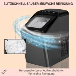 Partytime Eiswürfelmaschine Klareis 15kg/24h Edelstahl -Küchenbedarf Geschäft 10035295 de 0005 usp