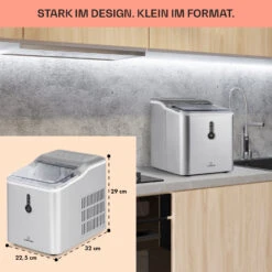Chillout Eiswürfelmaschine Bulleteis 12kg/24h Wassertank: 1,5 L -Küchenbedarf Geschäft 10035319 de 0006 usp