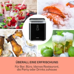 Chillout Eiswürfelmaschine Bulleteis 12kg/24h Wassertank: 1,5 L -Küchenbedarf Geschäft 10035320 de 0003 usp