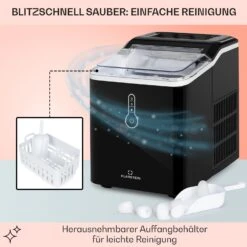 Chillout Eiswürfelmaschine Bulleteis 12kg/24h Wassertank: 1,5 L -Küchenbedarf Geschäft 10035320 de 0005 usp