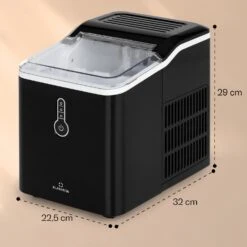 Chillout Eiswürfelmaschine Bulleteis 12kg/24h Wassertank: 1,5 L -Küchenbedarf Geschäft 10035320 yy 0011 dimensions
