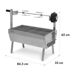 Sauenland Mini Rotisserie-Grill Drehspieß 4W 12kg Max. Edelstahl -Küchenbedarf Geschäft 10035371 yy 0007 dimensions