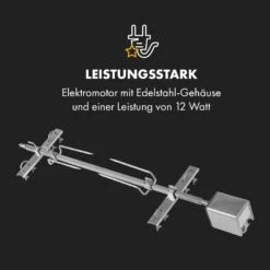 Sauenland Survivor Spanferkelgrill Drehspieß 12W 70kg Max. Edelstahl -Küchenbedarf Geschäft 10035372 de 0006 logo