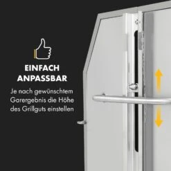 Sauenland Pro XL Spanferkelgrill Drehspieß 15W 4 Rollen Edelstahl -Küchenbedarf Geschäft 10035373 de 0006 logo