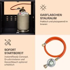 Valdosta 4.1 Gasgrill 4 X 2,8 KW + 2,5 KW Brenner Edelstahl Mobil -Küchenbedarf Geschäft 10035415 de 0005 logo