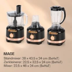 Luca Multifunktionsmixer 1000 W 3 L Stufenlose Geschwindigkeit 6 Modi -Küchenbedarf Geschäft 10035487 de 0007 logo