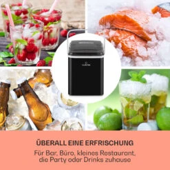 Arctic Porter Eiswürfelmaschine Bullet-Eis 12kg/24h Edelstahl -Küchenbedarf Geschäft 10035553 de 0003 usp