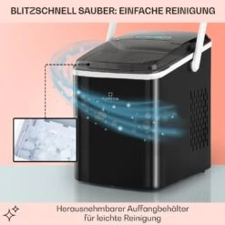 Arctic Porter Eiswürfelmaschine Bullet-Eis 12kg/24h Edelstahl -Küchenbedarf Geschäft 10035553 de 0005 usp