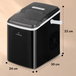 Arctic Porter Eiswürfelmaschine Bullet-Eis 12kg/24h Edelstahl -Küchenbedarf Geschäft 10035553 yy 0011 dimensions