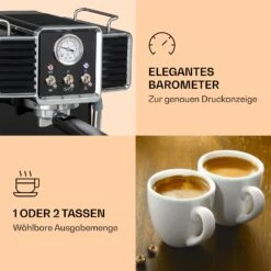Gusto Classico Espressomaker 1350 Watt 20 Bar Druck 1,5 Liter 11 Gusto Classico Espressomaker 1350 Watt 20 Bar Druck 1,5 Liter -Küchenbedarf Geschäft 10035564 de 0004 logo