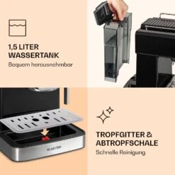 Gusto Classico Espressomaker 1350 Watt 20 Bar Druck 1,5 Liter 14 Gusto Classico Espressomaker 1350 Watt 20 Bar Druck 1,5 Liter -Küchenbedarf Geschäft 10035564 de 0007 logo