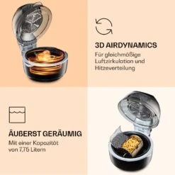 VitAir Smart Heißluftfritteuse App-Steuerung / 1400W / 7,75 Ltr / 20 Programme -Küchenbedarf Geschäft 10035592 de 0006 logo