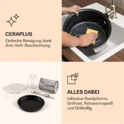 VitAir Smart Heißluftfritteuse App-Steuerung / 1400W / 7,75 Ltr / 20 Programme -Küchenbedarf Geschäft 10035592 de 0007 logo
