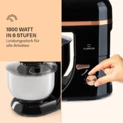 Lucia Elegance Küchenmaschine Mixer Fleischwolf 2000W BPA-frei -Küchenbedarf Geschäft 10035639 de 0003 logo