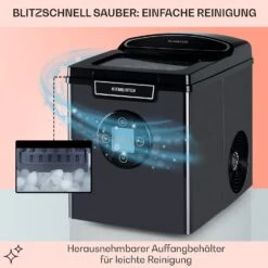 Icemeister 2G Eiswürfelmaschine 12kg/24h LC-Display Edelstahl -Küchenbedarf Geschäft 10035712 de 0005 usp