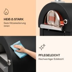 Diavolo Napoletana Pizzaofen Holzofen Rostfreier Edelstahl -Küchenbedarf Geschäft 10035759 de 0004 logo