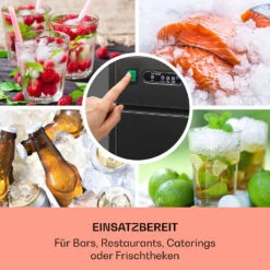 Powericer XL Eiswürfelmaschine 20 Kg/Tag 145 Watt -Küchenbedarf Geschäft 10036152 de 0003 usp