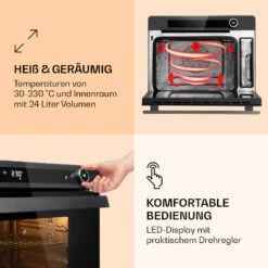 VaporChef Dampfbackofen 230 °C 24 L Drehregler EEK A -Küchenbedarf Geschäft 10036174 de 0004 logo