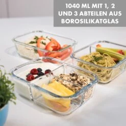 Hopewell Frischhaltedosen 3er Set 1040ml Borosilikatglas Deckel Tasche -Küchenbedarf Geschäft 10036364 de 0004 logo