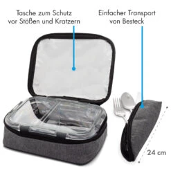 Hopewell Frischhaltedosen 3er Set 1040ml Borosilikatglas Deckel Tasche -Küchenbedarf Geschäft 10036364 de 0006 logo