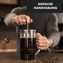 Glaswerk Ristretto French Press 1 Liter Borosilikatglas Edelstahl Walnussholz -Küchenbedarf Geschäft 10036368 de 0003 logo