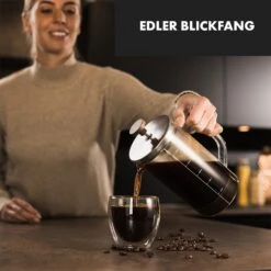 Glaswerk Ristretto French Press 1 Liter Borosilikatglas Edelstahl Walnussholz -Küchenbedarf Geschäft 10036368 de 0004 logo