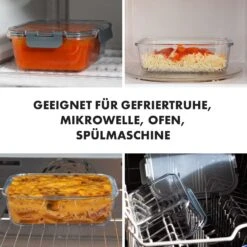 Jardine Frischhaltedosen 3er Set 1040 Ml Borosilikatglas Deckel -Küchenbedarf Geschäft 10036371 de 0006 logo