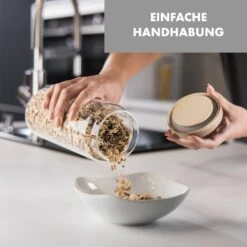 Glaswerk Lovage Vorratsgläser 0,75 1,1 1,5 L 3er Set Borosilikatglas Akazienholzdeckel Silikon 11 Glaswerk Lovage Vorratsgläser 0,75 1,1 1,5 L 3er Set Borosilikatglas Akazienholzdeckel Silikon -Küchenbedarf Geschäft 10036372 de 0004 logo