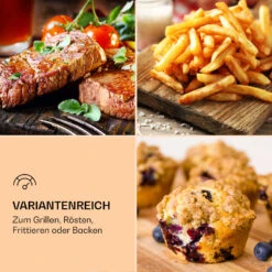 AeroVital Deluxe Heißluftfritteuse 1700W 5,4 Liter Edelstahl -Küchenbedarf Geschäft 10036476 de 0003 logo