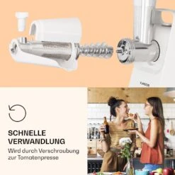 Mighty Mince Elektrischer Fleischwolf 500 - 1361 Watt 3 Lochscheiben 13 Mighty Mince Elektrischer Fleischwolf 500 - 1361 Watt 3 Lochscheiben -Küchenbedarf Geschäft 10036478 de 0006 logo