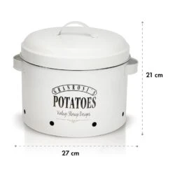 Idaho Kartoffeltopf Emaille-Stahlblech Ca. 27 X 21 X 23,5 Cm Rostfrei 11 Idaho Kartoffeltopf Emaille-Stahlblech Ca. 27 X 21 X 23,5 Cm Rostfrei -Küchenbedarf Geschäft 10037449 yy 0006 logo