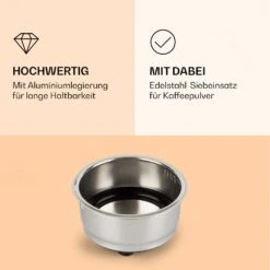 Passionata Espressomaker Siebträger Aluminiumlegierung Zubehör 6 Passionata Espressomaker Siebträger Aluminiumlegierung Zubehör -Küchenbedarf Geschäft 10037856 de 0003 logo