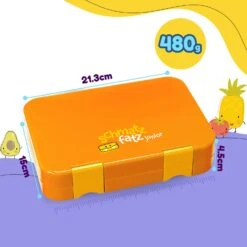 Schmatzfatz Junior Lunchbox 6 Fächer 21,3 X 15 X 4,5 Cm (BxHxT) -Küchenbedarf Geschäft 10037943 de 0008 usp