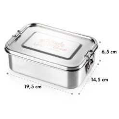 Schmatzfatz Eco Lunchbox 1200ml 19,5 X 14,5 X 6,5 Cm (BxHxT) Edelstahl 11 Schmatzfatz Eco Lunchbox 1200ml 19,5 X 14,5 X 6,5 Cm (BxHxT) Edelstahl -Küchenbedarf Geschäft 10037956 yy 0006 logo